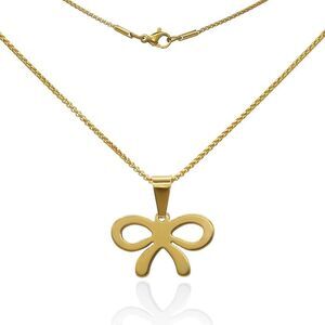 bow necklace  #766